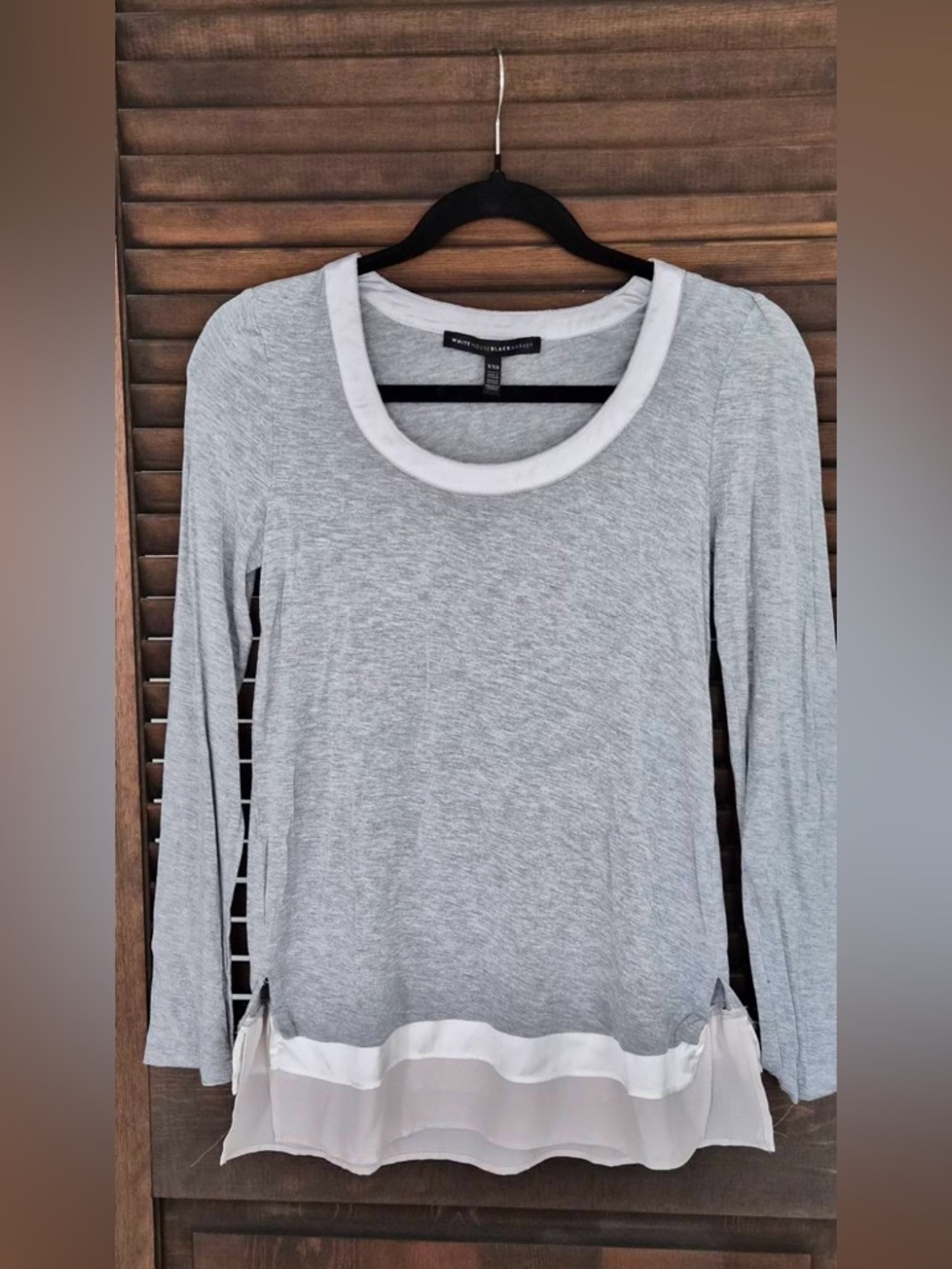 White House Black Market Long Sleeve Blouse XXS